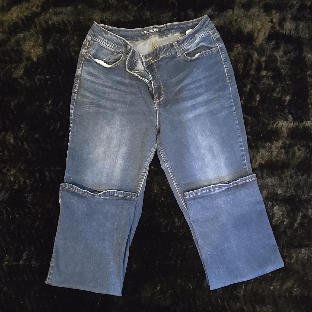 Women's Blue Jeans 16 Long